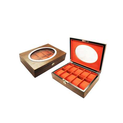 Unique Design Beautiful Wooden 10 Slots Wrist Watch Storage Box